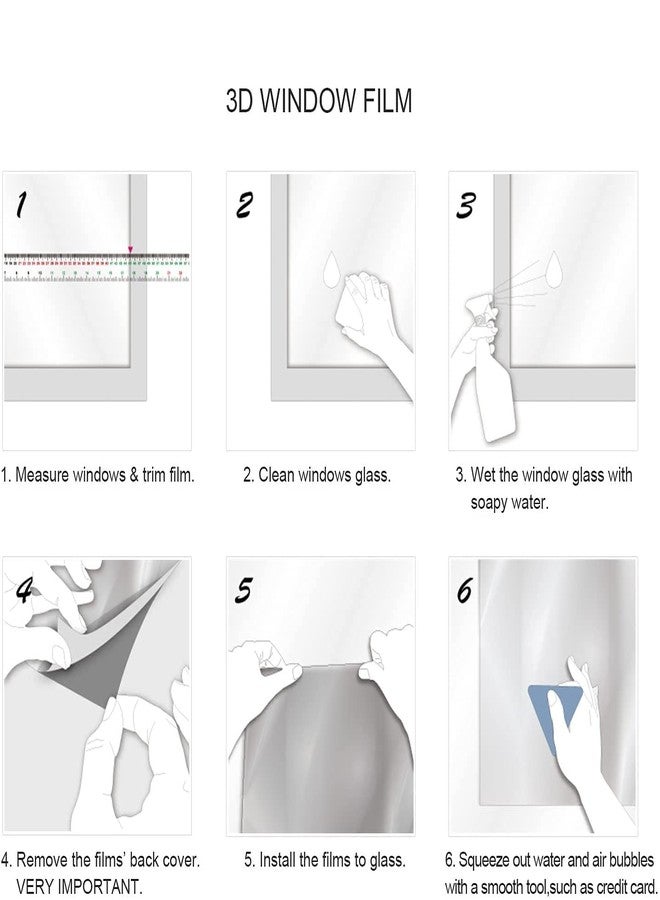 SUNBIRD Windows Glass Fim Glass & Doors, Self Static Cling Frosting Decorative Window Stickers Window Tinting For Home Bathroom (24 X 100 Inch, Sunflora) Multicolor - Image 5